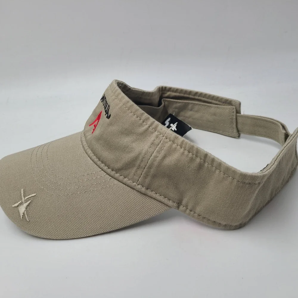 Antigua Visor Hat Adjustable Beige Red Black Golf Sports Sun Outdoors Hiking Men